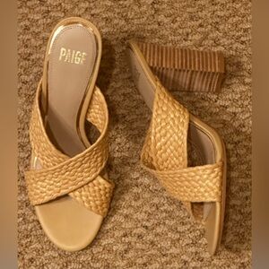 • PAIGE • Nova Raffia Mules •